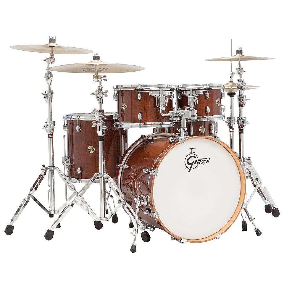 Gretsch Drums Catalina Maple 22" Walnut Glaze Shellset Schlagzeug von Gretsch Drums