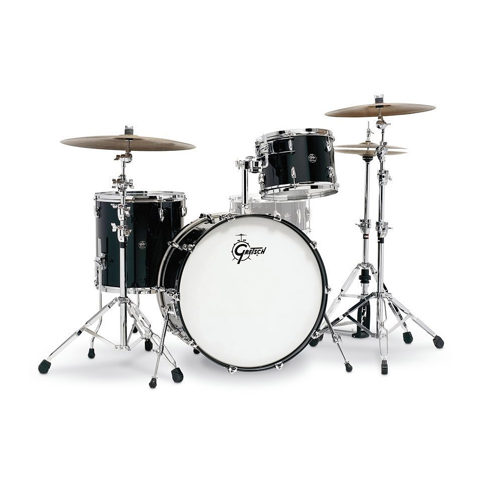 Gretsch Drums Renown Maple 24" Piano Black Shell Set Schlagzeug von Gretsch Drums