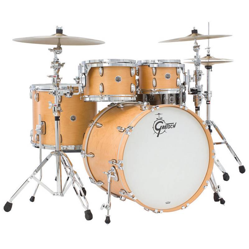 Gretsch Drums USA Brooklyn 22" Satin Natural Drumset Schlagzeug von Gretsch Drums