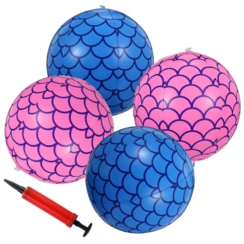 4 Stück Strand Bälle Wasserball Kinder Aufblasbare Wasserbälle 16 Zoll Pvc Schwimmball Aufblasbarer Wasserball Strandbälle Groß Wasserbälle Aufblasbar Schwimmbad Pool Strand Spielzeug Ball für Sommer 4 Stück Strand Bälle Wasserball Kinder Aufblasbare Wasserbälle 16 Zoll Pvc Schwimmball Aufblasbarer Wasserball Strandbälle Groß Wasserbälle Aufblasbar Schwimmbad Pool Strand Spielzeug Ball für Sommer von Grevosea