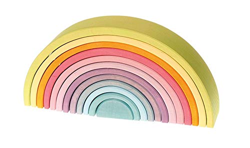 Grimm's Regenbogen 12-teilig Pastell von Grimm's Spiel und Holz Design