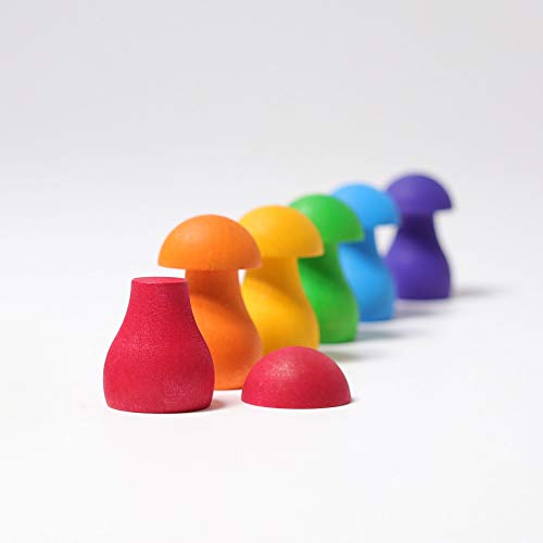 Grimm's Sortierspiel Regenbogen Pilze Grimm's Sortierspiel Regenbogen Pilze von Grimm's Spiel und Holz Design