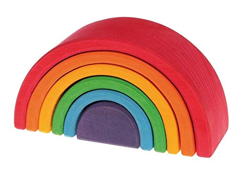 GRIMMS 10700 Regenbogen mittel Waldorf Montessori von Grimm's Spiel und Holz Design