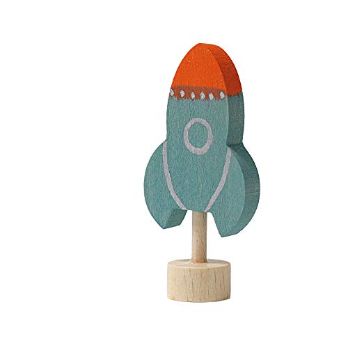 Grimm's Spiel und Holz Design Steckfigur Rakete von Grimm's Spiel und Holz Design