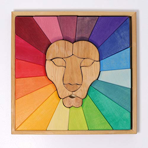 Grimms 10208 Bauspiel Regenbogenlöwe Grimms 10208 Bauspiel Regenbogenlöwe von Grimm's Spiel und Holz Design