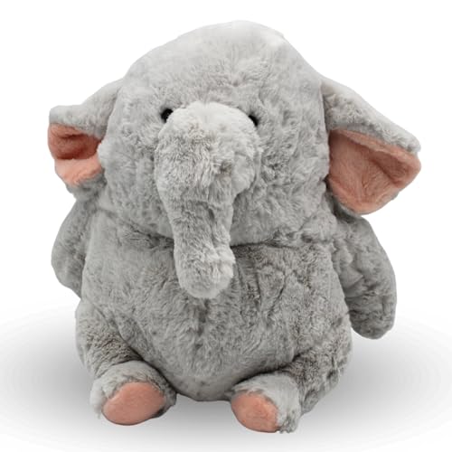 Grimm 30 cm Weiches Kuscheltier - Niedliches Plüschtier für Kinder und Erwachsene Geburtstage und Feiertag (Elefant) von Grimm