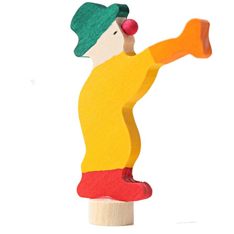 Grimms - Geburtstagsstecker Clown mit Trompete von Grimms