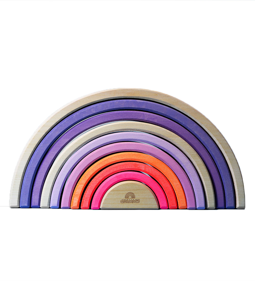 Grimms Holzspielzeug - Regenbogen - 10 Teile - Neon Pink - Grimms - One Size - Bauklötze Grimms Holzspielzeug - Regenbogen - 10 Teile - Neon Pink - Grimms - One Size - Bauklötze von Grimms