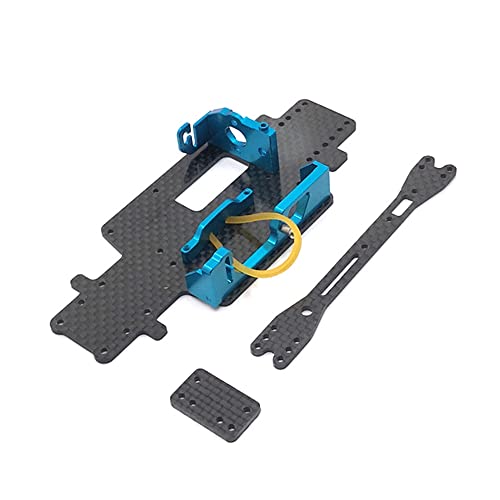 Griwiuiowe Kohlefaser Chassis mit Metall Batteriehalterung für 284131 K969 K989 K999 P929 1/28 RC Car Upgrade Teile,3 von Griwiuiowe