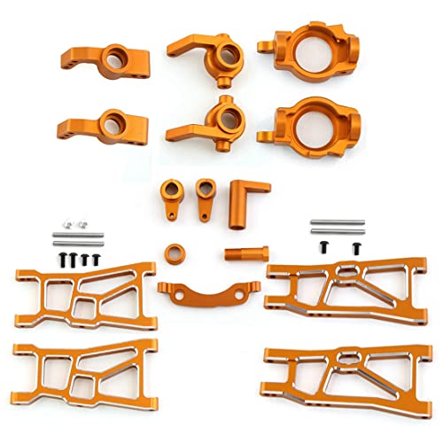 Griwiuiowe Metall-Upgrade-Teile-Kit Querlenker-Lenkblock für ZD -10 DBX10 1/10 RC Car Upgrades ZubehöR,2 von Griwiuiowe