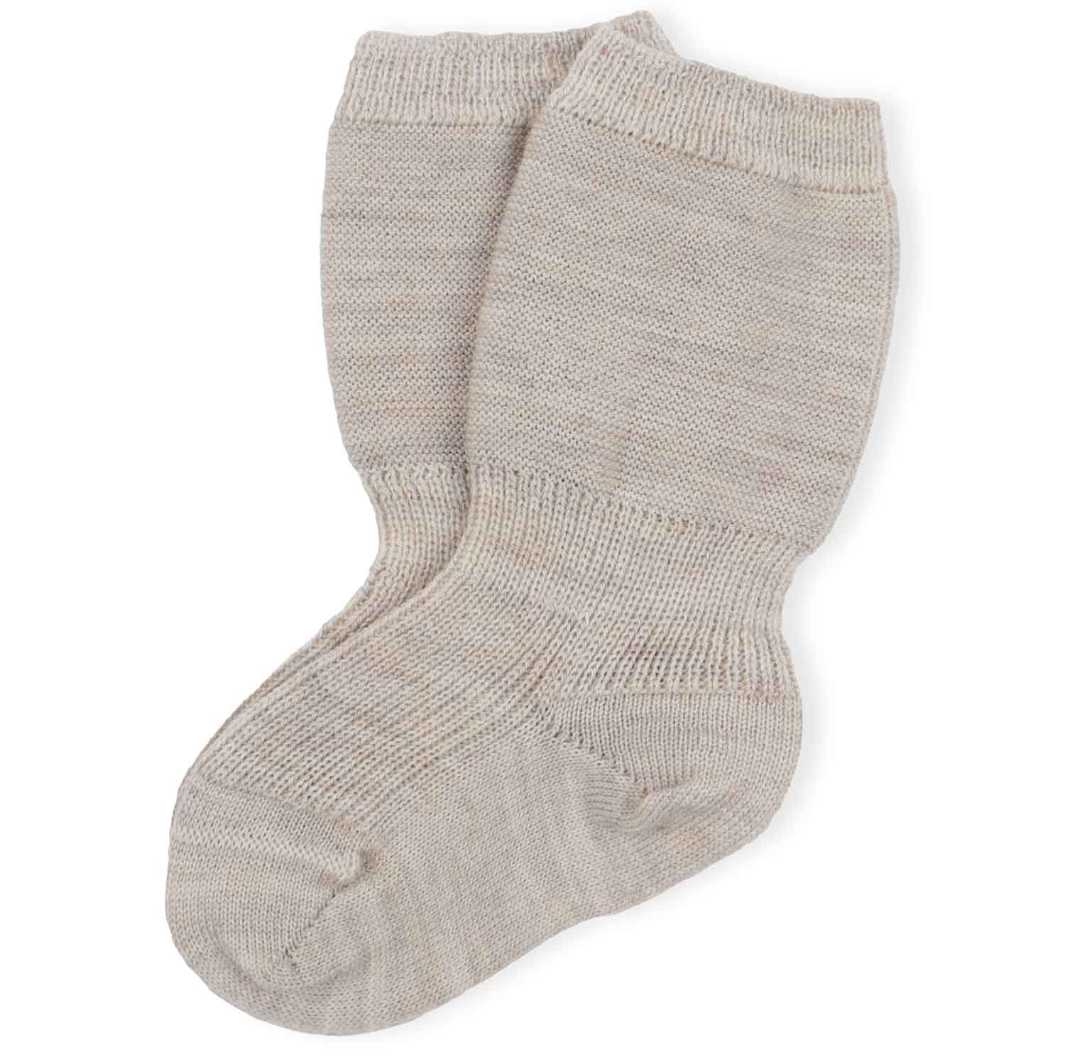 Grödo Strumpfwaren - Baby Speckbein Socken beige 56/62 von Grödo Strumpfwaren