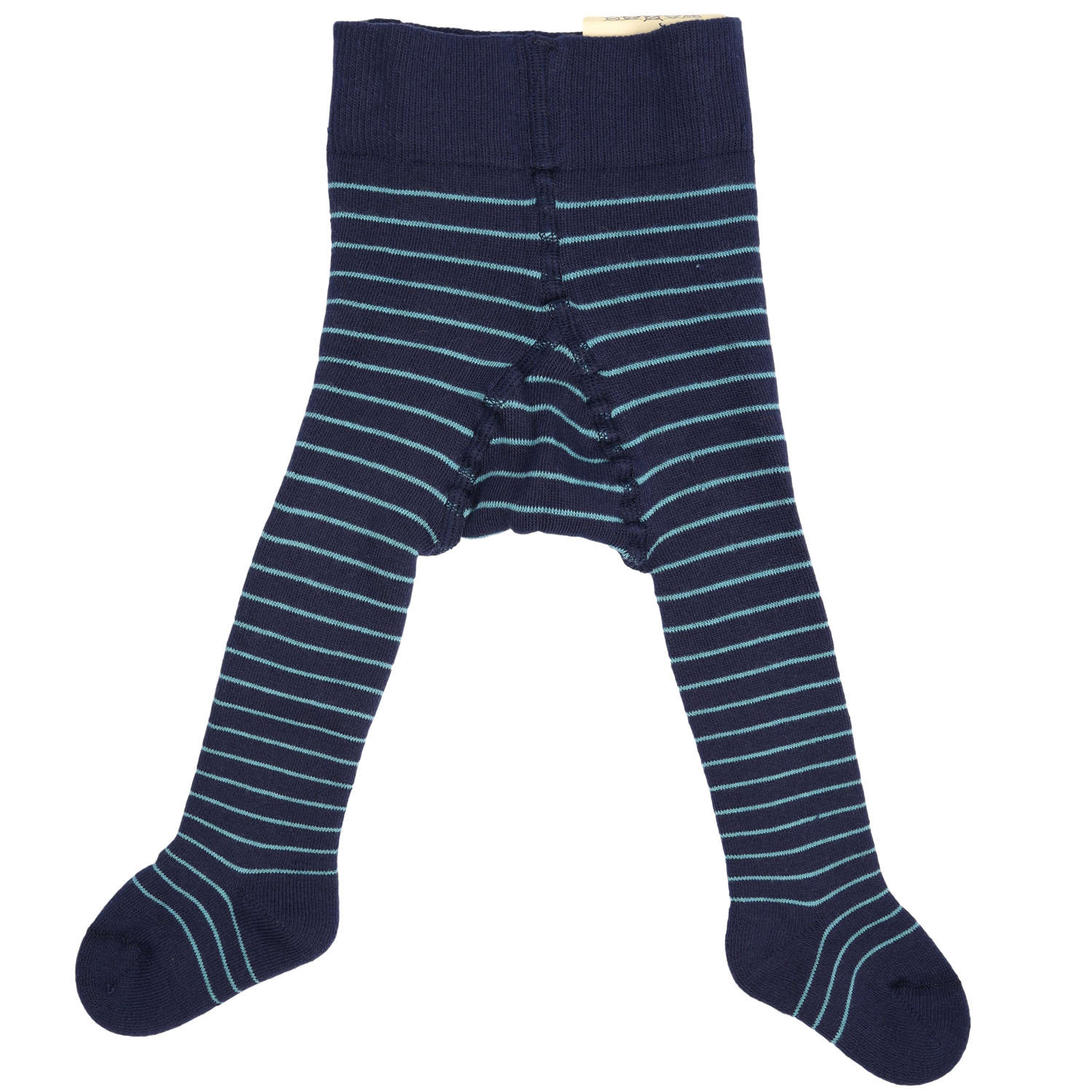 Grödo Strumpfwaren - Strumpfhose Baby aus Bio Frottee blau-petrol 56/62 von Grödo Strumpfwaren