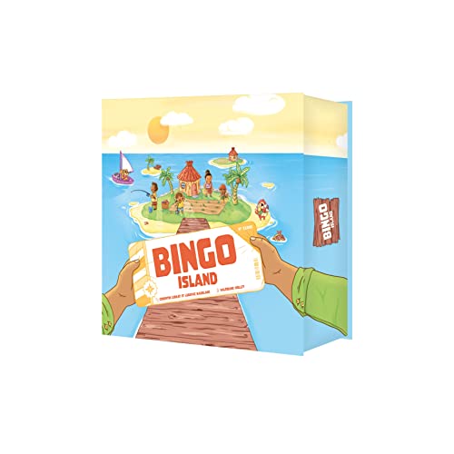 Grrre Games Bingo Island – Gesellschaftsspiel Familie – Gesellschaftsspiel Kinder – Beobachtung, Platzierung, Berührung von Grrre Games