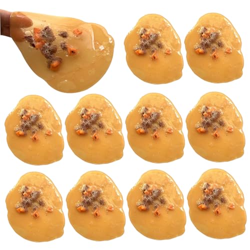 10pcs Fake Erbrochenes 4 '' TPR Soft Streichspielzeug realistische Streichmaterial für Halloween Aprilscherz's Day Badezimmer Kühlschrank Küche Bürgersteig Bars Esstisch Party Geschenk gefälschter Er von Grtheenumb