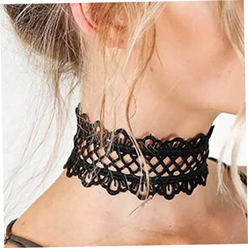 Gothic Spitze Halskette, schwarzer Samt Spitze Halsketten Halsketten Halshälfte Halween Kostüme Halskette Accessoires für Frauen Mädchen von Grtheenumb