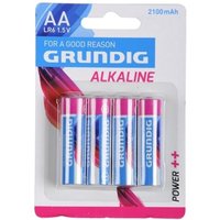 GRUNDIG 51667 4 x Alkaline Batterien AA/LR6 /1,5-V von Grundig