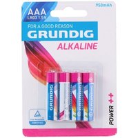 GRUNDIG 51668 4 x Alkaline Batterien AAA/LR03 1,5-V von Grundig