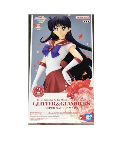 Sailor Moon Actionfigur Eternal Super Sailor Mars aus Kunststoff, von Bandai. von Banpresto