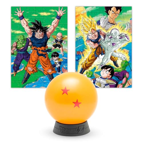 Dragon Ball Z Dragon Ball Puzzle Collectable (2/7) - 2 Puzzles in 1: 98 Teile (18x26cm) | Dragon Ball Figuren - Dragon Ball Geschenke von Grupo Erik