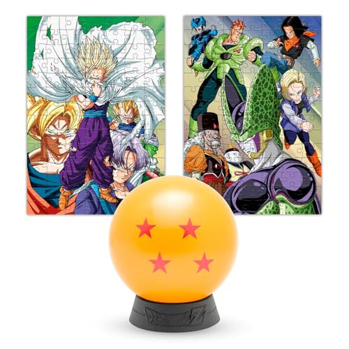 Dragon Ball Z Dragon Ball Puzzle Sammlerstück (4/7) - 2 Puzzles in 1: 98 Teile (18x26cm) | Dragon Ball Figuren - Dragon Ball Geschenke von Grupo Erik