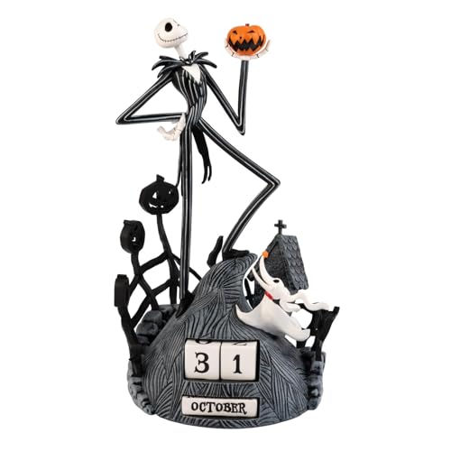 Grupo Erik Ewiger Kalender Disney The Nightmare Before Christmas Figur - 3D Kalender Tischkalender zum Aufstellen - Dauerkalender Disney Offizielles Lizenzendprodukt Büro Deko von Grupo Erik