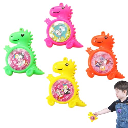Gruwkue Sensorisches Fidget-Labyrinth-Spielzeug, beruhigendes Spielzeug, Gefühlsspielzeug - Puzzle-Bildung mit leuchtenden Farben Dinosaurier-Thema | Stressabbau-Spielzeug, Labyrinth-Rätsel für Kinder von Gruwkue