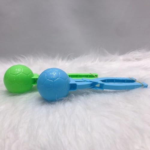 GuKKK Schneeballzange, 6 Stück Schneeball Former Winter Schneeball Form Spielzeug Sandball Schneeball Snowball Clip, Schneeball-Maker-Werkzeug mit Griff, Schneeball Clip für Kinder im Freien Spielen von GuKKK