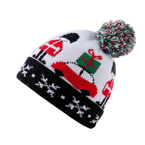 Guaber Kreatives Geschenk Wollmütze Kinder Auto Weihnachten gestrickte Weihnachtsmannmützen Weihnachten für Kinder Festival Urlaub P Strickmützen für Männer Frauen Baby Jungen Mädchen für Muster Guaber Kreatives Geschenk Wollmütze Kinder Auto Weihnachten gestrickte Weihnachtsmannmützen Weihnachten für Kinder Festival Urlaub P Strickmützen für Männer Frauen Baby Jungen Mädchen für Muster von Guaber