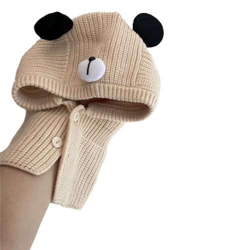 Guaber Niedliche Mütze für Kinder, gestrickt mit Bärenohren für Halloween, Weihnachten, Welpen, Bärenohren für Winter, Baby, warm Guaber Niedliche Mütze für Kinder, gestrickt mit Bärenohren für Halloween, Weihnachten, Welpen, Bärenohren für Winter, Baby, warm von Guaber