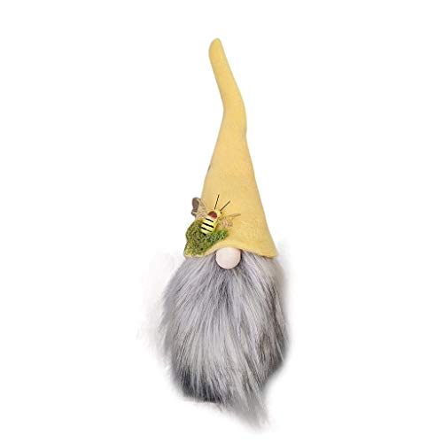 RetaDog Bienen-Dekoration, Festival, lange Kappe und Bart, Plüsch-Zwerg, gesichtslos, für Puppe, Wohnzimmer, Schlafzimmer, Desktop-Yogahose, Leggings, Damen, Fitnessstudio, Po, Heben, Wabenmuster RetaDog Bienen-Dekoration, Festival, lange Kappe und Bart, Plüsch-Zwerg, gesichtslos, für Puppe, Wohnzimmer, Schlafzimmer, Desktop-Yogahose, Leggings, Damen, Fitnessstudio, Po, Heben, Wabenmuster von Guaber