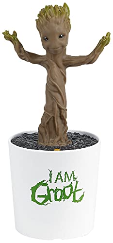 Guardians of the Galaxy GG-408 Marvel Tanzender Baby Groot | Interaktive Figur mit Sound und Reaktion zur Umgebungsmusik | 23cm, Einfarbig, Standard von Disney