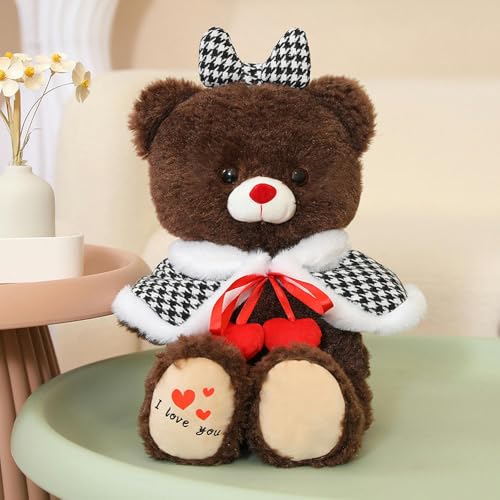 GudiWH Bär Teddybär Puppe süßes Tier weiches Plüschtier Kinder Geburtstagsgeschenk 45cm 3 von GudiWH