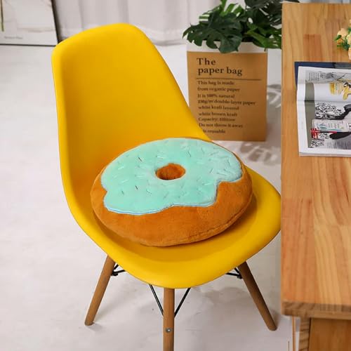 GudiWH Brot Donut Kuscheltier Creme Donut Plüsch Kissen Essen Sessel Kissen Kinder Mädchen Geschenk Geburtstag 50cm 4 von GudiWH