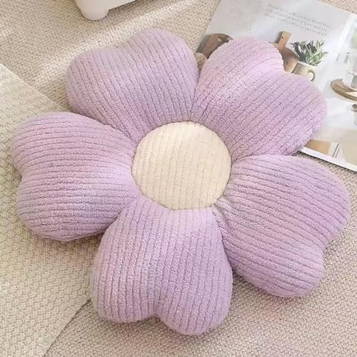 GudiWH Bunte Kirschblütenform Kissen weicher Plüsch Sonnenblume Autositz Kissen Kirschblüte Stuhl Bodenmatte Mädchen Zimmer Sofa Dekoration Geburtstag 45CM 7 von GudiWH