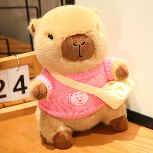 GudiWH Capybara Plüsch Kreative Karikatur Tier Capybara Puppe Kinder Spielzeug Zimmer Dekoration Kinder Geburtstagsgeschenk 23cm 11 von GudiWH