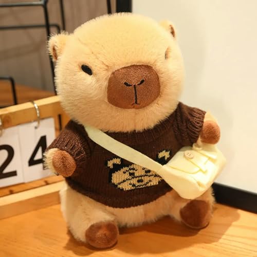 GudiWH Capybara Plüsch Kreative Karikatur Tier Capybara Puppe Kinder Spielzeug Zimmer Dekoration Kinder Geburtstagsgeschenk 23cm 14 von GudiWH