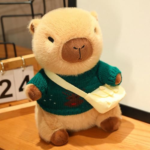 GudiWH Capybara Schwein Puppe Plüschtier Capybara Puppe Kinder Spielzeug Geburtstagsgeschenk 23CM 23 von GudiWH