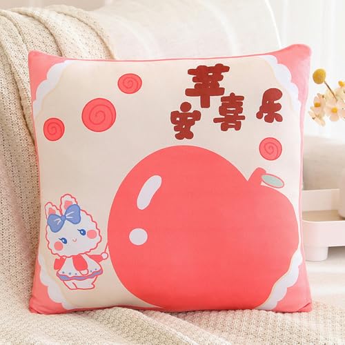 GudiWH Cartoon Erdbeere Apfel weiches Plüschkissen Home Sofa Kissen für Kinder Geburtstagsgeschenk 40cm 4 von GudiWH