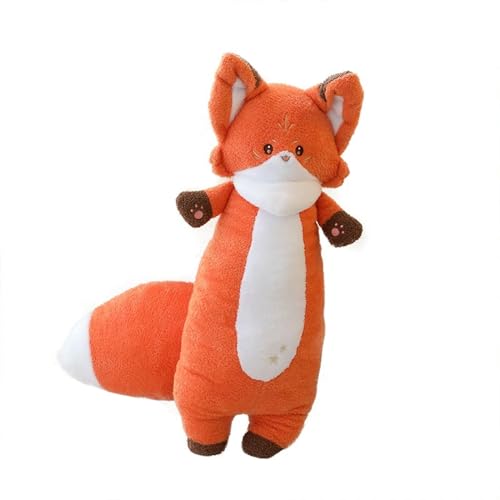 GudiWH Cartoon Fuchs langes Kissen Plüschtier Mädchen Puppe Kinder Geburtstagsgeschenk 75cm 3 von GudiWH