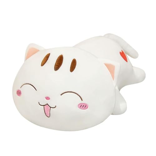 GudiWH Cartoon Katze Plüsch Kissen süßes Kissen weiches Kätzchen Plüschtier süßes Kätzchen Puppe kreatives Geburtstagsgeschenk 25cm 2 von GudiWH