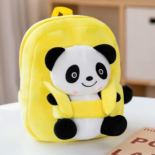 GudiWH Cartoon Niedliche Panda Plüsch Rucksack Kawaii Weichtier Plüschtiere Spielzeug Puppe für Kinder Kinder Schöne Schultasche Geburtstag 30cm 1 von GudiWH