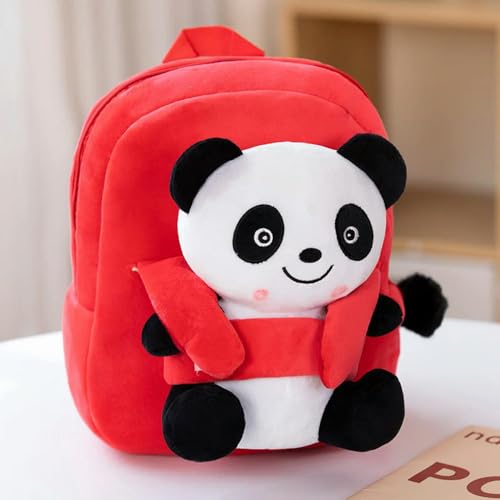 GudiWH Cartoon Niedliche Panda Plüsch Rucksack Kawaii Weichtier Plüschtiere Spielzeug Puppe für Kinder Kinder Schöne Schultasche Geburtstag 30cm 2 von GudiWH