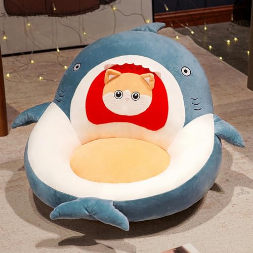 GudiWH Cartoon Tier Kaninchen Hai Kissen Mädchen Schlafzimmer Tatami Matte Kinder Kissen Geburtstagsgeschenk 45CM 2 von GudiWH