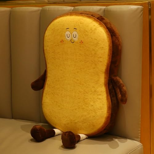 GudiWH Cartoon Toast, Brot, weiche Plüschkissen, Heimsofas, Kissen, Mädchen, Geburtstagsgeschenke 57cm 6 von GudiWH