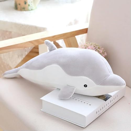 GudiWH Delfin Kissen Puppe Plüschtier Delfin Puppe Plüsch Tier Fisch Kinder Weihnachten Geburtstagsgeschenk 80cm 3 von GudiWH