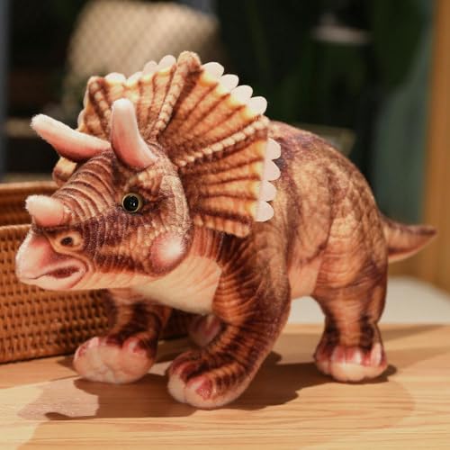 GudiWH Dinosaurier Puppe Triceratops Plüschtier Kissen Geburtstagsgeschenk 46cm 1 von GudiWH