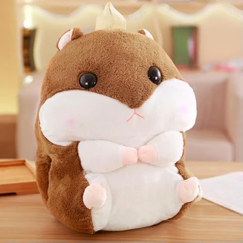 GudiWH Hamster Plüsch Rucksack süß Plüsch Hamster Kinder Plüsch Spielzeug Junge Schule Tasche Geschenk für Freundin Geburtstag 40cm 3 von GudiWH