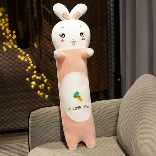 GudiWH Hase Kissen Plüsch Spielzeug Puppe Hase Puppe Geburtstagsgeschenk Kinder 120CM 1 von GudiWH