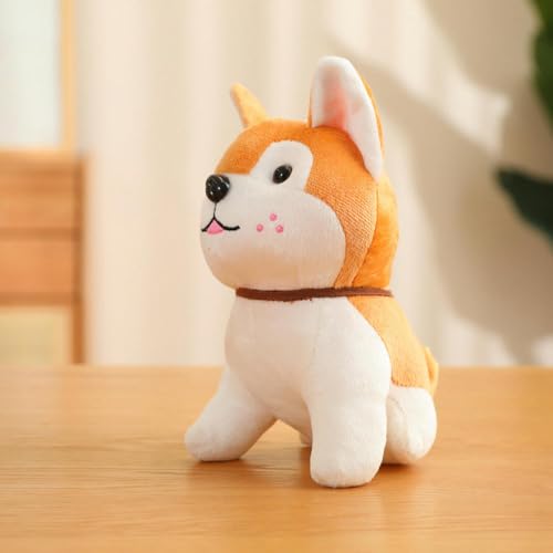 GudiWH Hund Shiba Inu Puppe süßes Plüschtier weiches Kissen Kinder Geburtstagsgeschenk Dekoration 20cm 2 von GudiWH