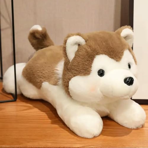 GudiWH Husky Cartoon Hund Plüschtier Niedliche Flauschige Welpe Puppe Schönes Tier Soft Hug Kissen Kinder Geburtstagsgeschenke 30cm 1 von GudiWH